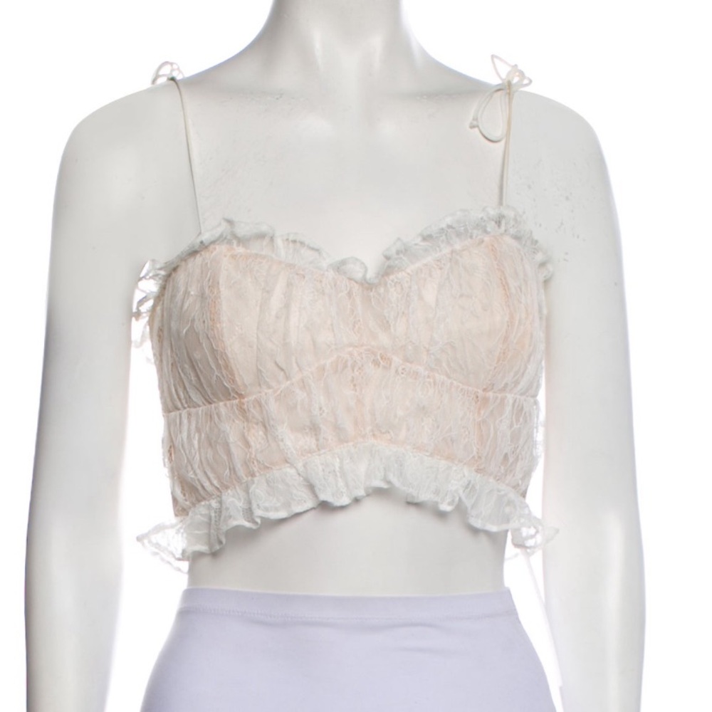 For Love & Lemons Lace Crop Top / Corset